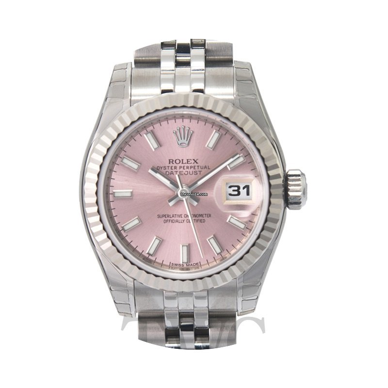 Rolex Lady Datejust Pink Dial Jubilee Br...