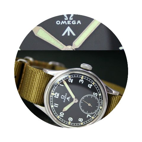 Omega Military Winding 30T2 Side Second ...