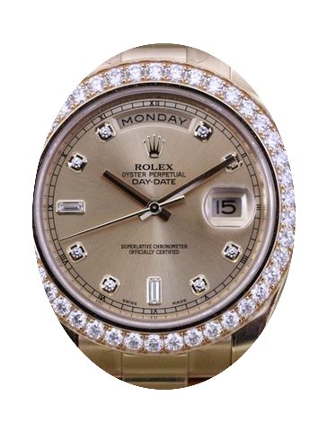 Rolex Day-Date II 218348-GLDDDP 41mm Cha...
