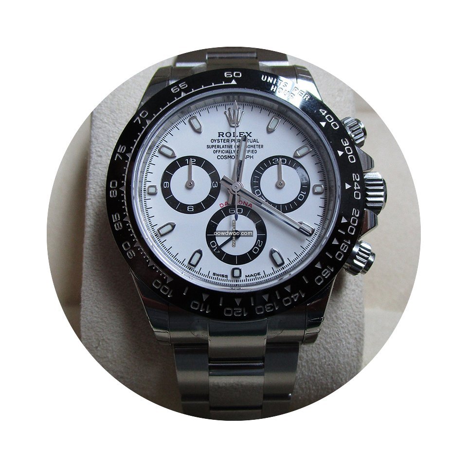 Rolex Daytona Stainless Steel/White Dial...