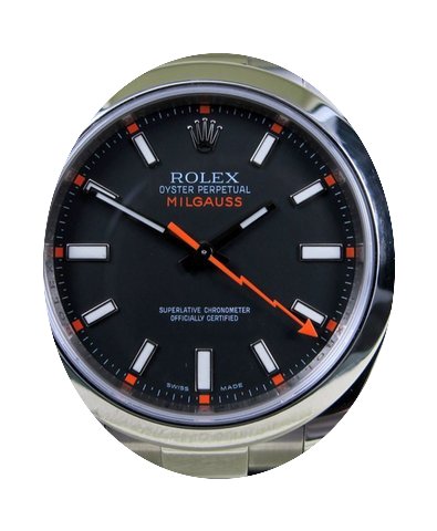 Rolex Milgauss 116400 Men's 40mm Black S...