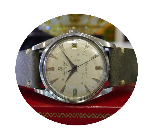 Breitling Geneve 17 Jewels Stainless Ste...