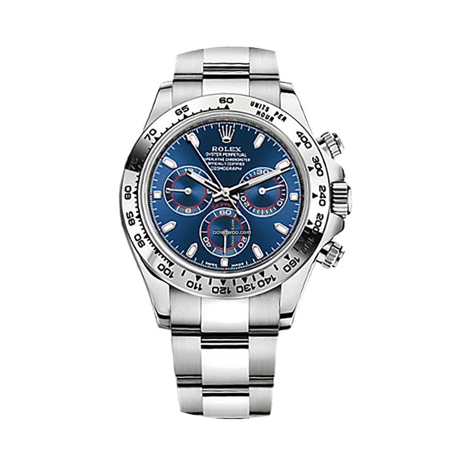 Rolex Cosmograph Daytona Blue Dial White...