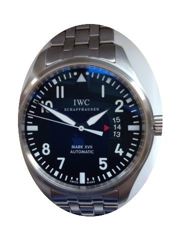 IWC Fliegeruhr Mark XVII Edelstahl 41 mm...