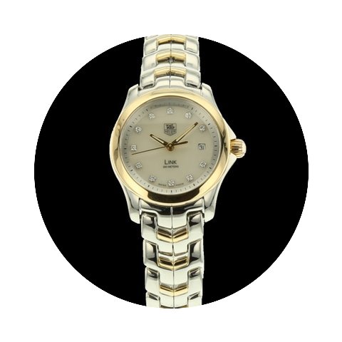 TAG Heuer Link Or acier diamants...