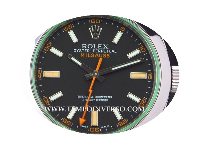 Rolex Milgauss Green Glass FULL SET 1164...