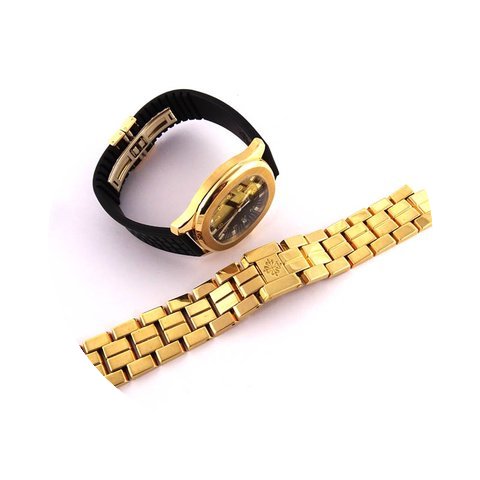 Patek Philippe Jumbo Aquanaut rubber str...