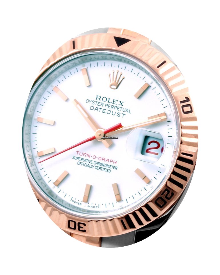 Rolex 18K RG/SS Datejust Turn-O-Graph 11...