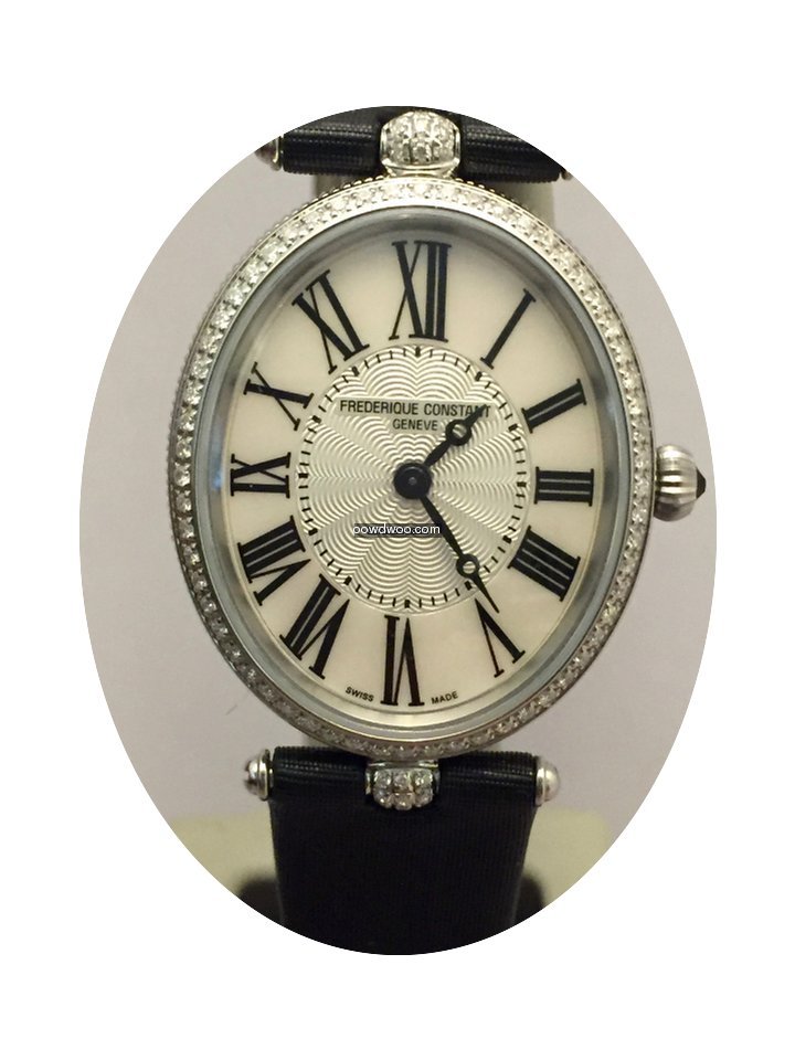 Frederique Constant Art Deco Oval Diamon...