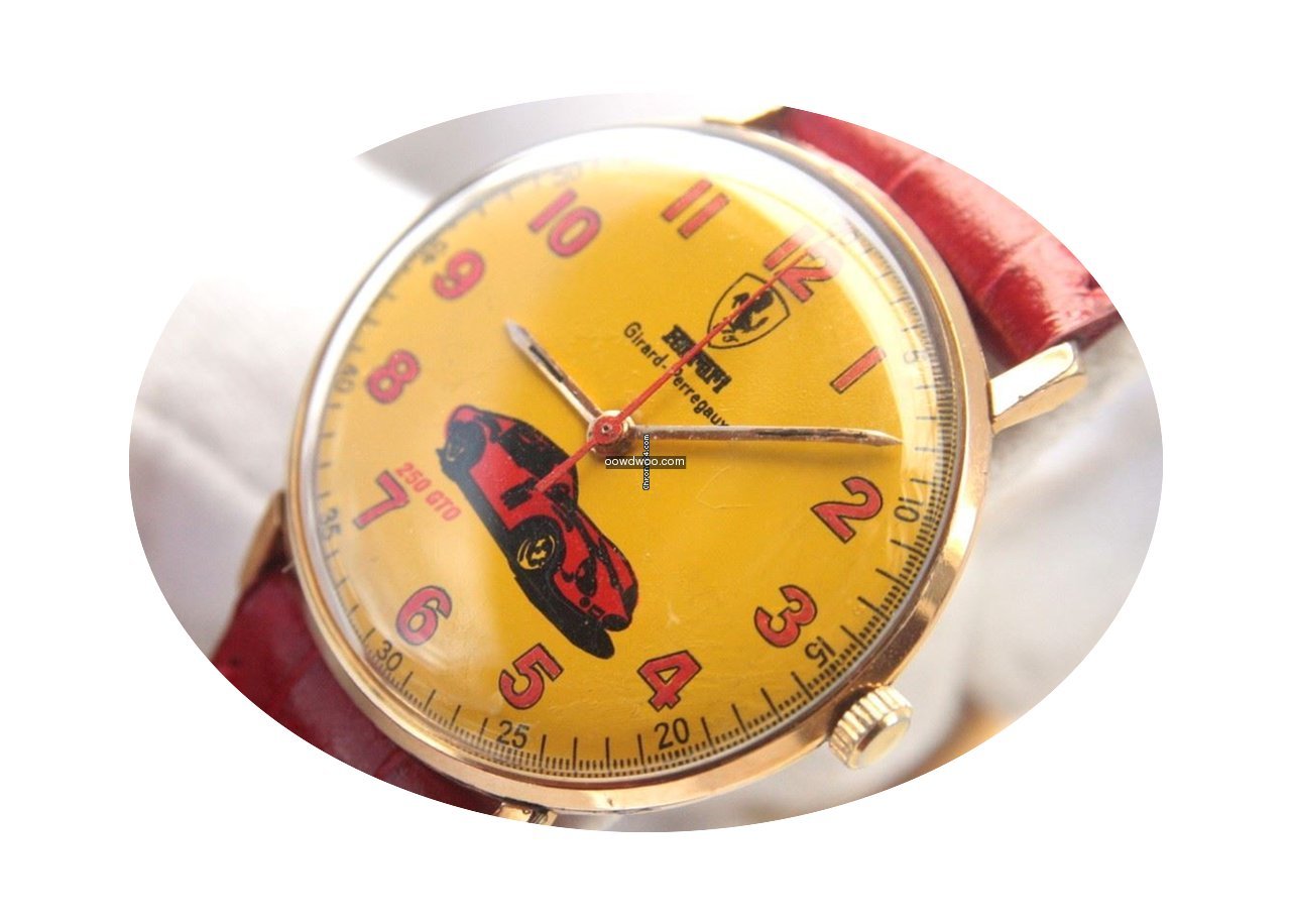 Girard Perregaux cadran peint motif FERR...