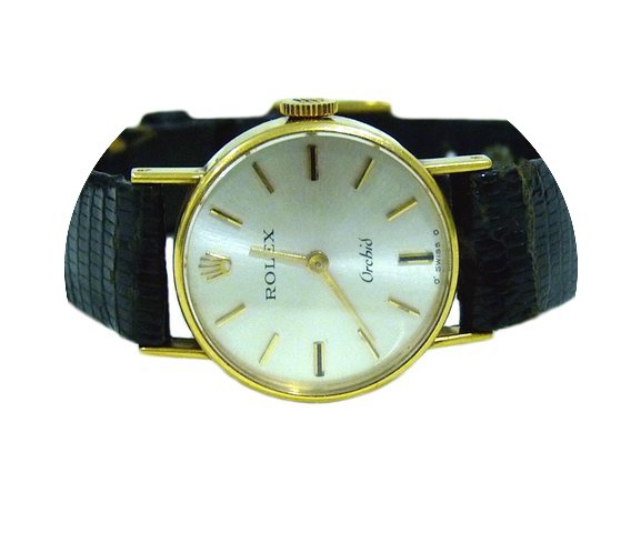 Rolex Orchid 2671 18K Yellow Gold Vintag...