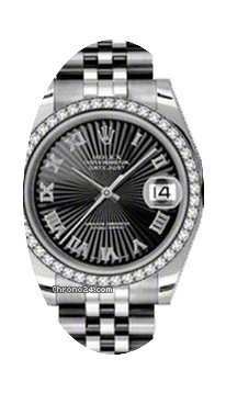 Rolex Datejust Ladies Midsize 178384-BLK...