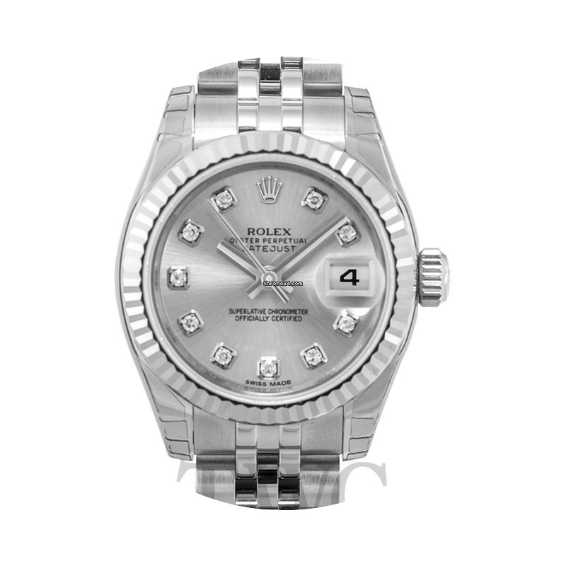 Rolex Lady Datejust Silver Dial Jubilee ...