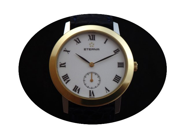 Eterna Mechanical Eterna Steel Gold Watc...
