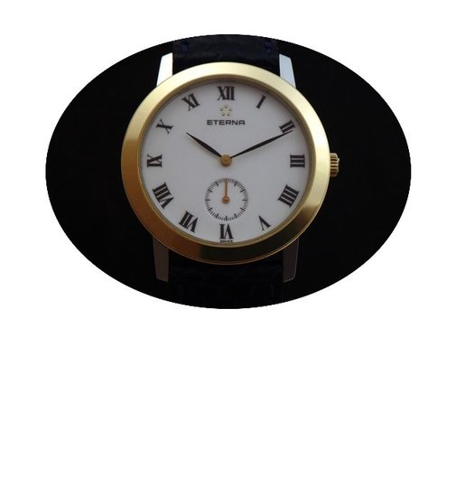 Eterna Mechanical Eterna Steel Gold Watc...