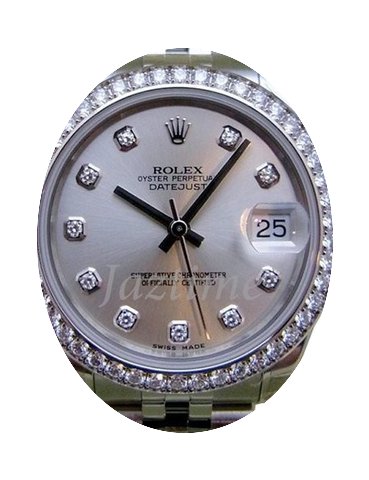 Rolex Datejust 178384-SLVDDJ Ladies Mids...