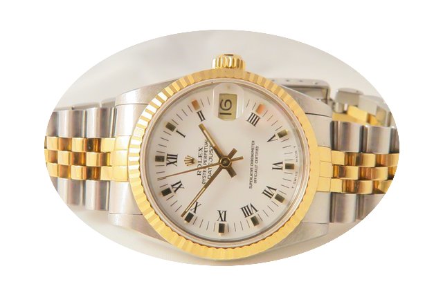 Rolex Datejust 18k Steel Gold Lady Jubil...