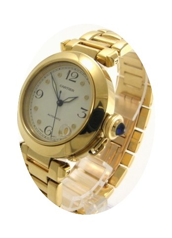 Cartier Pasha 35mm Automatik In Gold...
