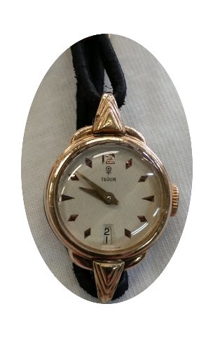 Tudor Ladies Gold Plated Antique Wristwa...