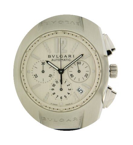 Bulgari Ergon Eg40sch In Steel And Leath...