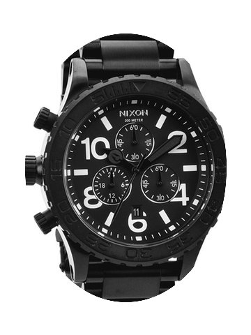 Nixon 42-20 Chrono All Black A037-001...