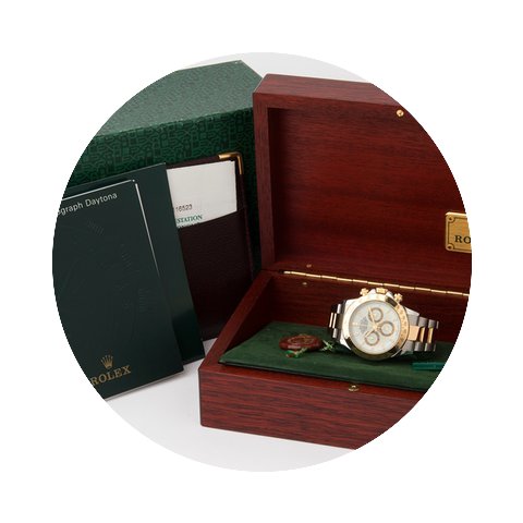 Rolex Daytona 116523 steel/gold cream / ...