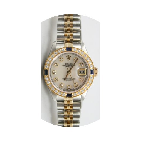 Rolex Datejust 79173 Lady's Steel and 18...