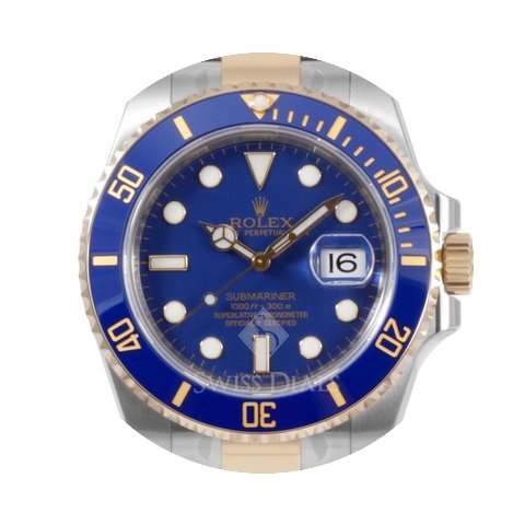 Rolex Submariner Steel and Gold Blue Dia...