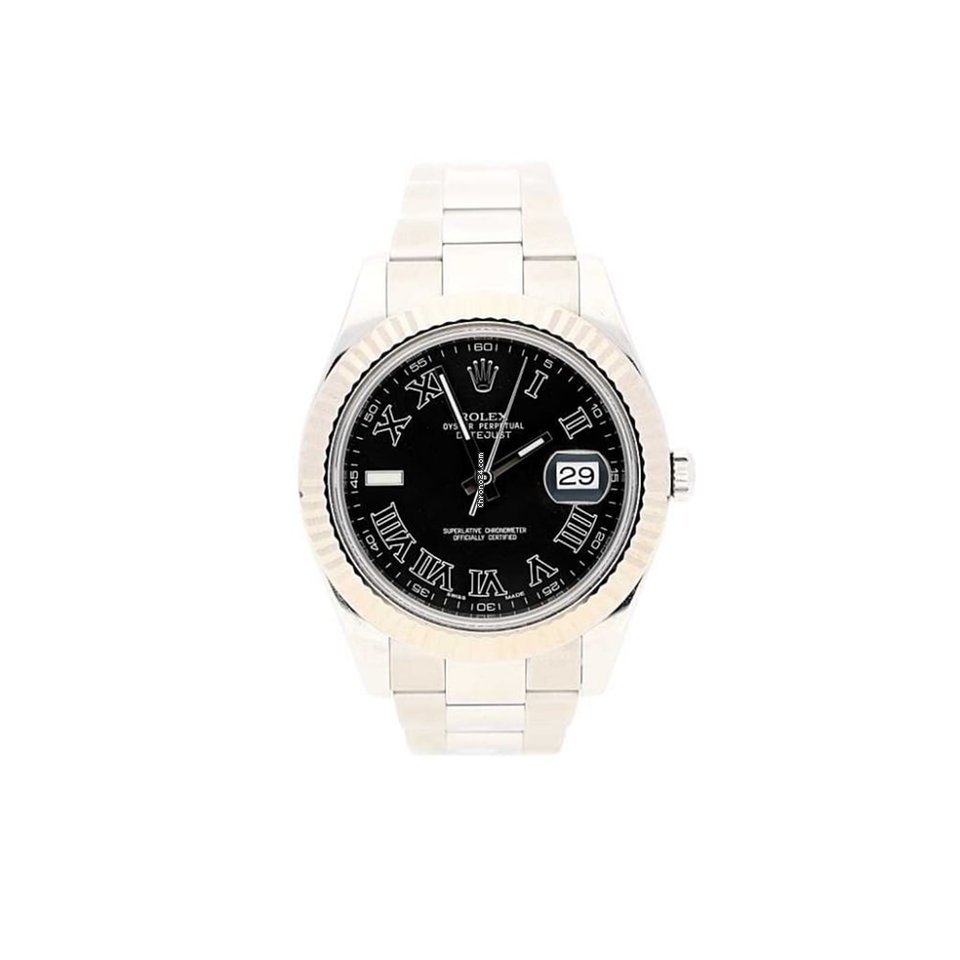 Rolex Datejust II 116334 - Grey Roman Di...