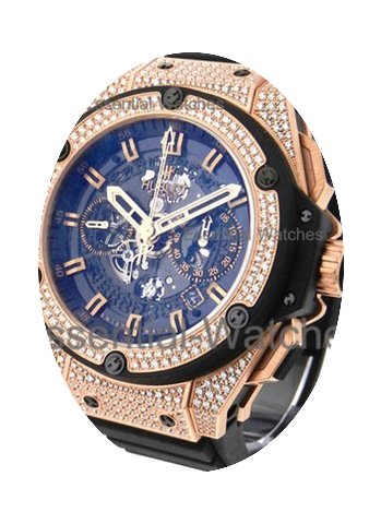 Hublot King Power Unico King Gold Paved ...