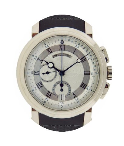 Breguet Marine Chronograph 18K Solid Whi...