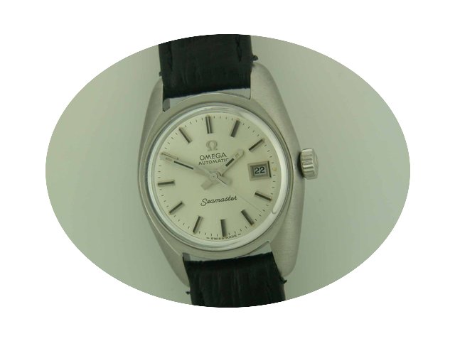 Omega Ladies Seamaster steel automatic...