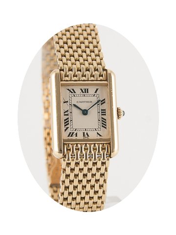 Cartier Damenarmbanduhr Tank...