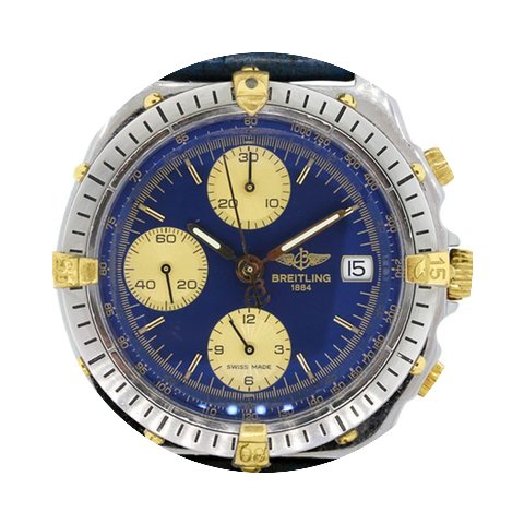Breitling Chronomat B13050 Two Tone Blue...