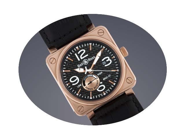 Bell & Ross Gents BR01-97 18ct Rose ...