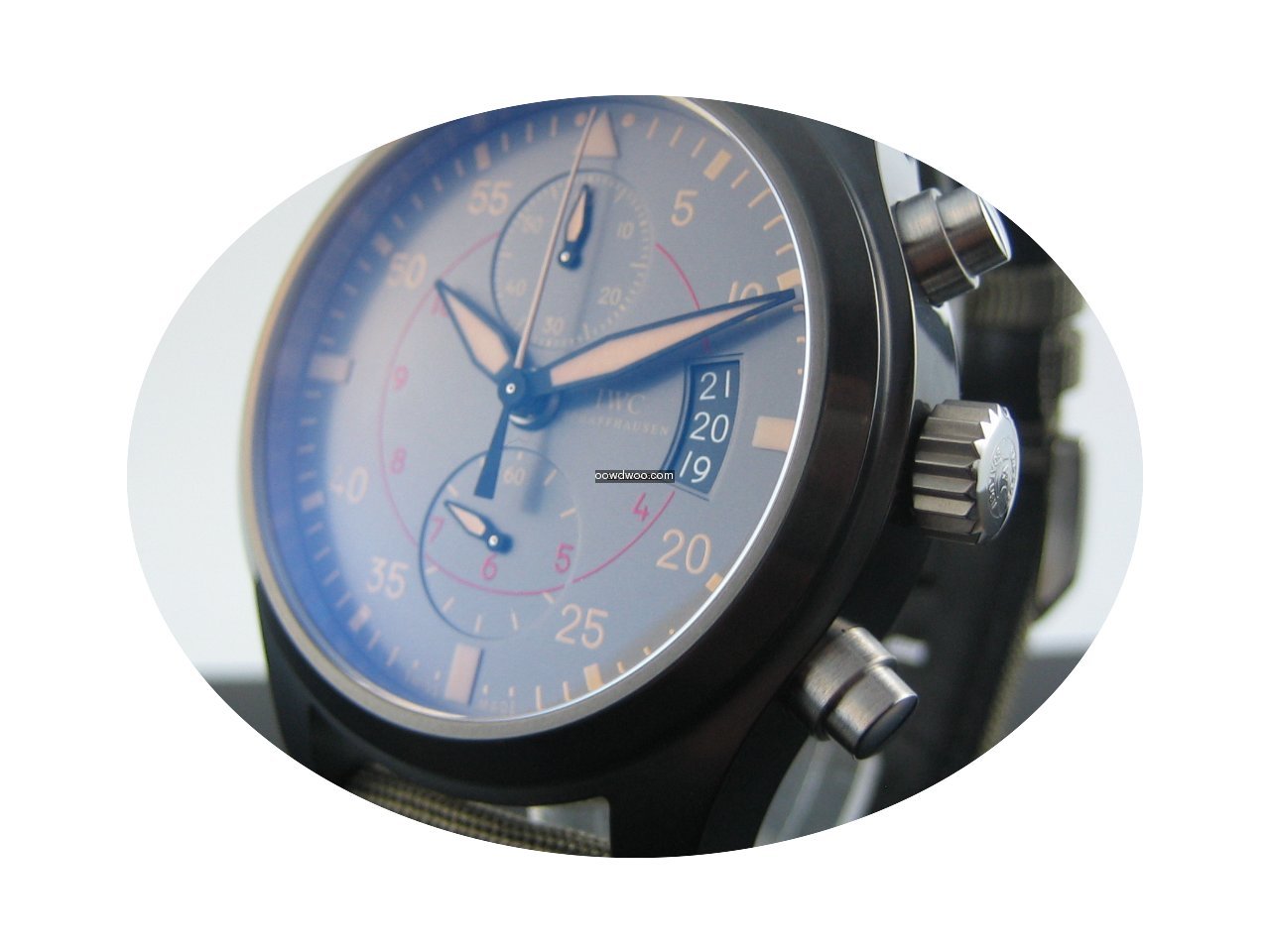 IWC Fliegeruhr Chronograph Top Gun Miram...