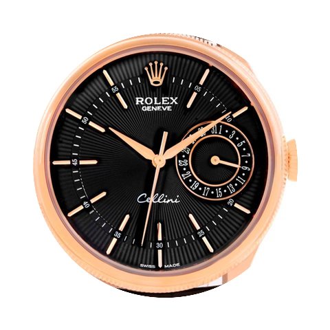 Rolex Cellini Date 18k Rose Gold Everose...