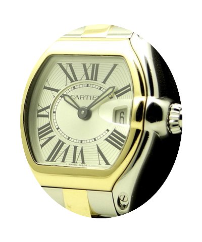 Cartier Roadster Lady, steel and gold, r...