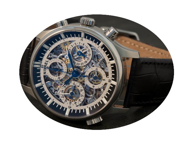Nivrel Horaire Chronographe Squelette...