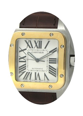 Cartier Santos 100 XL 18K Gold...