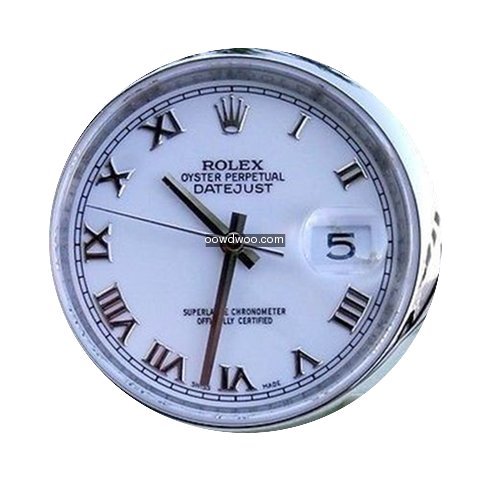 Rolex Datejust Mens Stainless Steel Smoo...