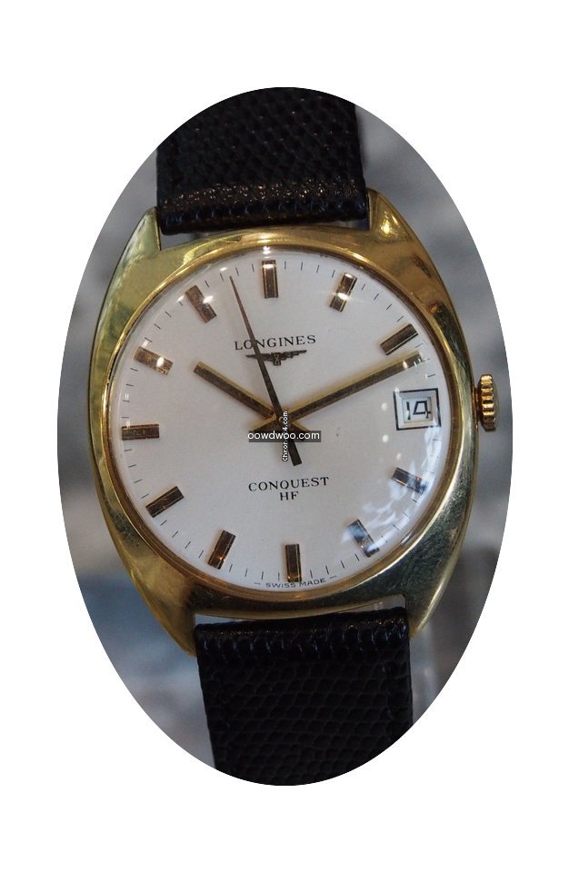 Longines --- Vintage Conquest Hf 18k Yel...