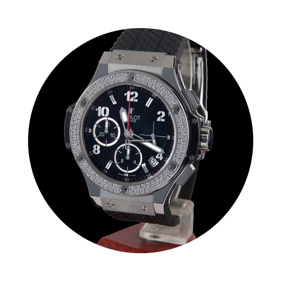 Hublot big bang steel and diamnonds...