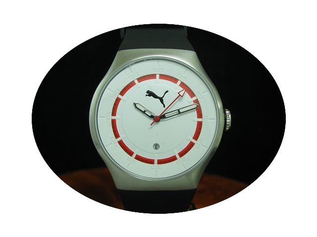 Puma Time Edelstahl Herrenuhr Mit Datum ...