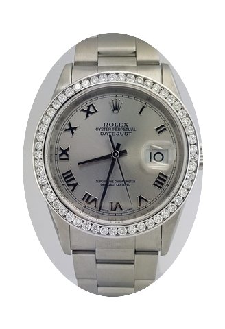 Rolex Datejust 36mm/Diamond White Gold B...