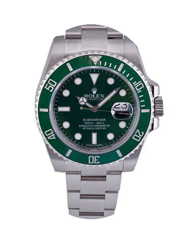 Rolex Submariner Date 40mm Ghiera Verde ...