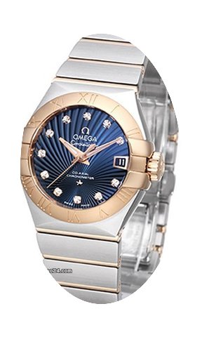 Omega Constellation Brushed Quarz Chrono...