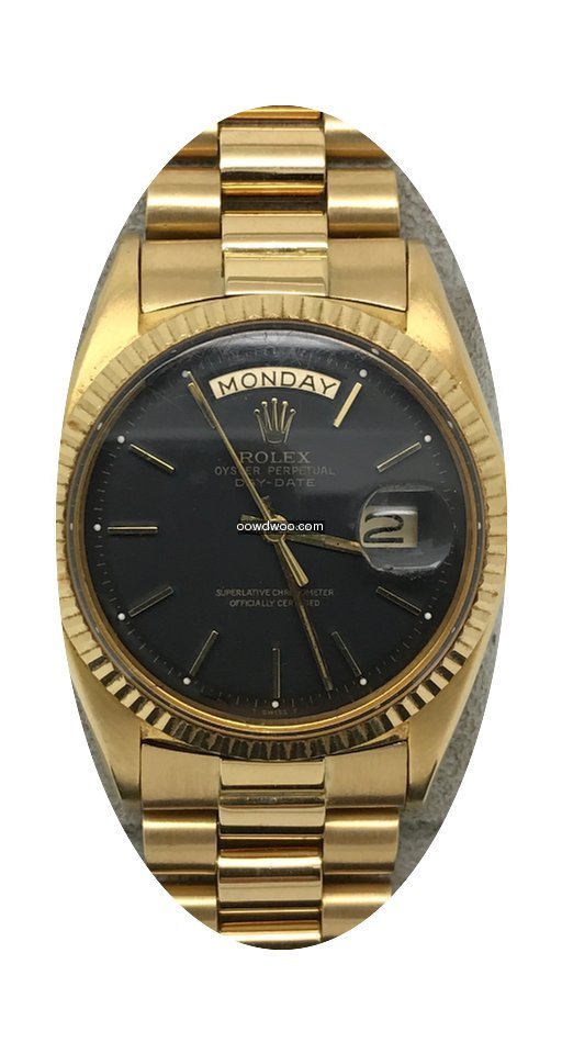 Rolex 18KYG DayDate 1803 with RARE origi...