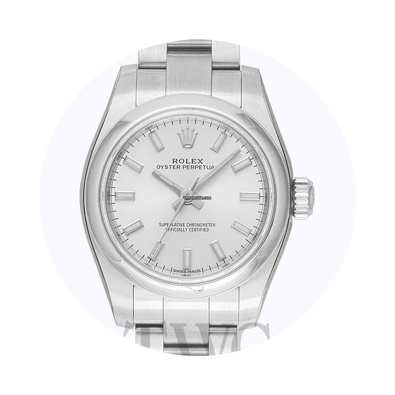 Rolex Oyster Perpetual 26 Silver Steel 2...