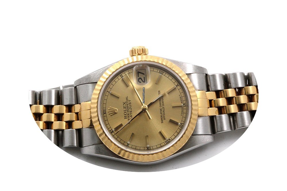 Rolex 31MM Midsize 18K/SS Datejust Champ...